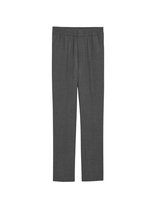 Pantaloni in lana con vita elasticizzata AMI PARIS | HTR226WV0211A189